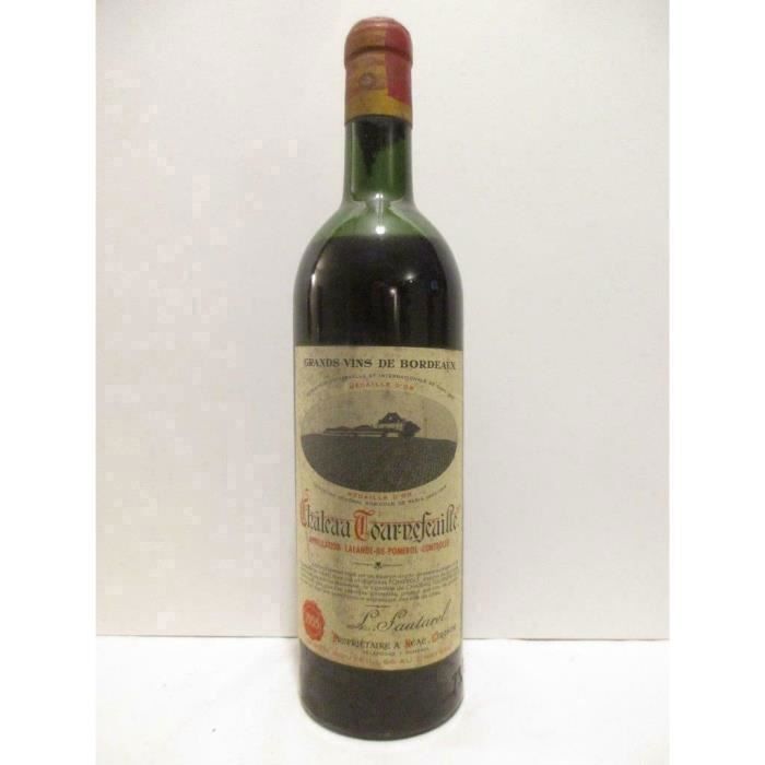 lalande de pomerol château tournefeuille rouge 1955 - bordeaux