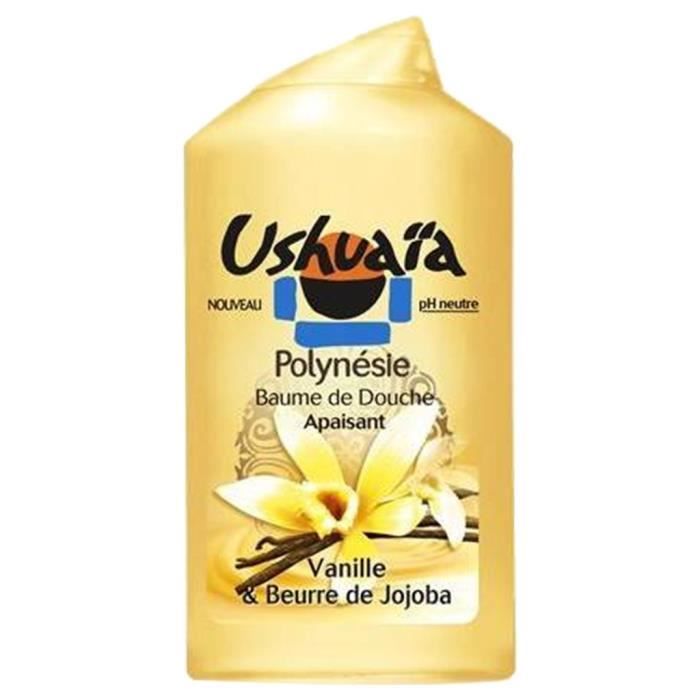 Ushuaïa Douche Polynésie Vanille Et Beurre Jojoba 250ml (lot de 3)
