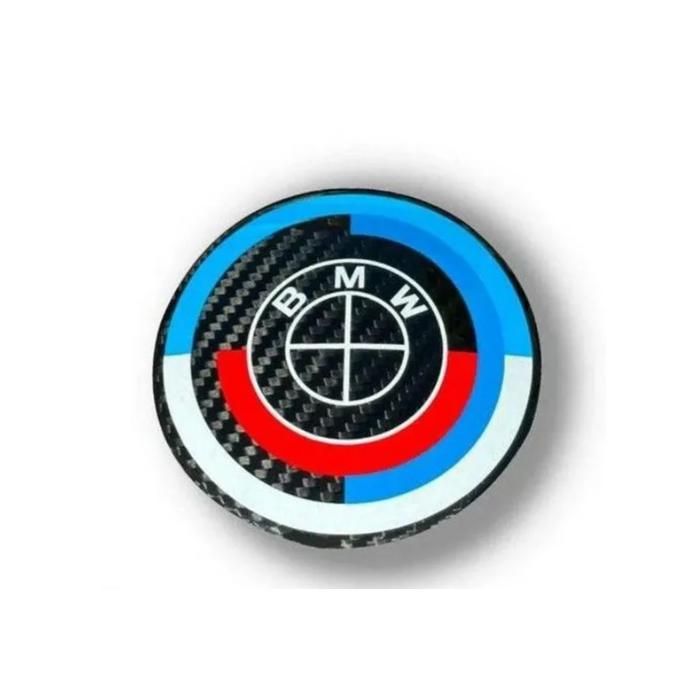 4 X CENTRE DE ROUES CACHE MOYEU BMW Édition 50e Anniversaire LOGO DIAMETRE 68 MM