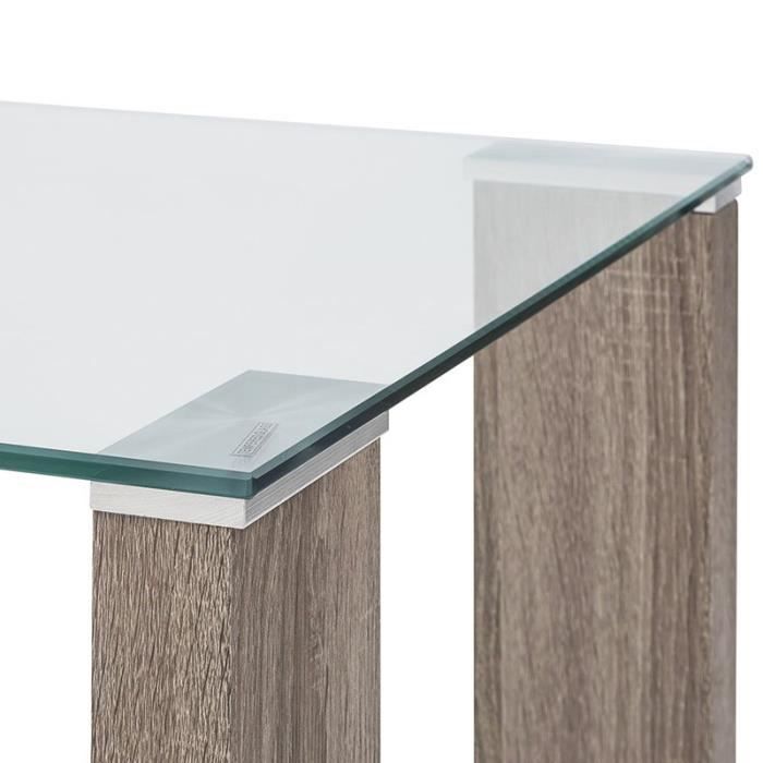 Table basse en verre trempé Pure Design TOWER