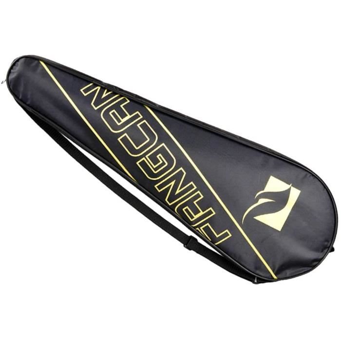 Tennis Badminton Housse de Protection pour Raquette Simple pour Raquette Oxford Support pour étui de Rangement Jaune