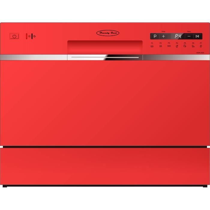 Brandy Best RED6D Lave-vaisselle compact 6 couverts Rouge
