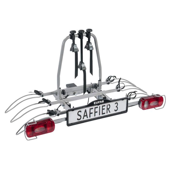 EUFAB Porte-vélos plateforme pour 3 vélos Saffier