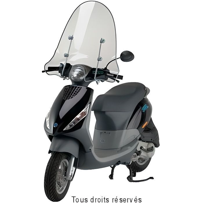 FABBRI - Parebrise Piaggio Zip 2000 Moyen Sans Bord