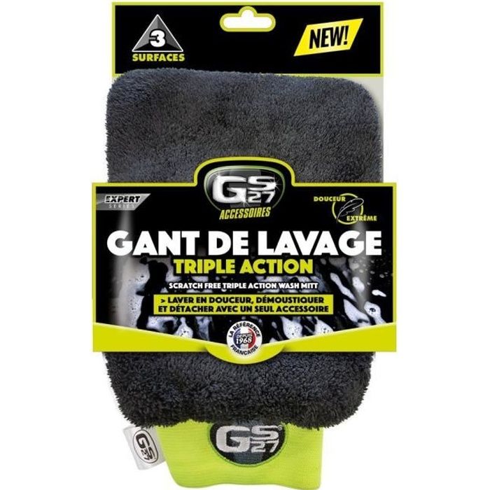 GS27 Gant de Lavage Triple Action