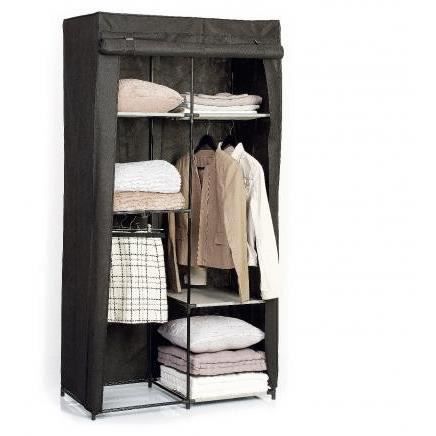 Armoire modulable 3 étagères et penderie