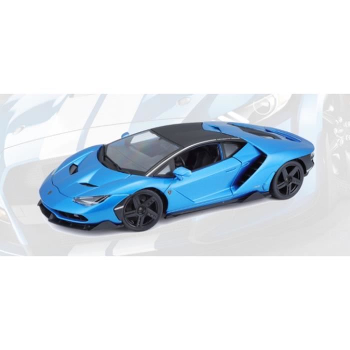 Miniatures montées - Lamborghini Centenario bleue 1/18 Maisto