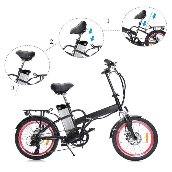 HA030-06 24 V 20Ah Li-ion Batterie 480 W Batterie Rechargeable Pack E vélo Akku pour Vélo Électrique