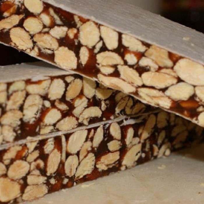 4 BARRES DE NOUGAT NOIR 400 gr