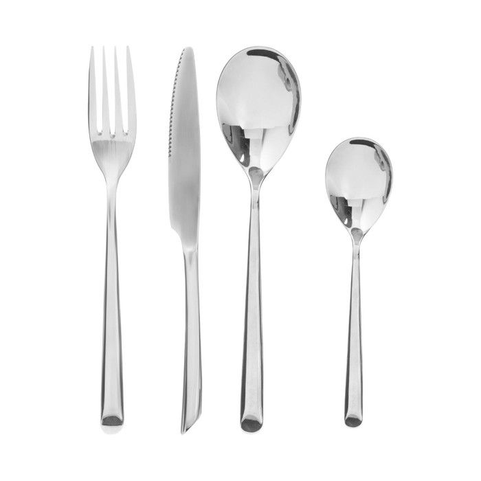 Secret de Gourmet - Ménagère Couverts en Inox 24 Pièces Argent