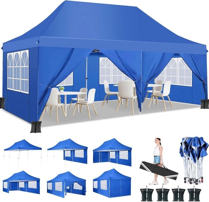 Tonnelle Pliante 3x6 Iperéable, Tonnelle De Jardin 290-300-310 C