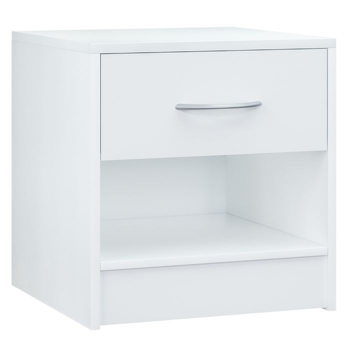 CASARIA® Table de nuit table de chevet avec tiroir Blanc mobilier chambre à coucher 39x28x41cm table dappoint intérieur CASARIA® Table de nuit table de chevet avec tiroir Blanc mobilier chambre à coucher 39x28x41cm table dappoint intérieur