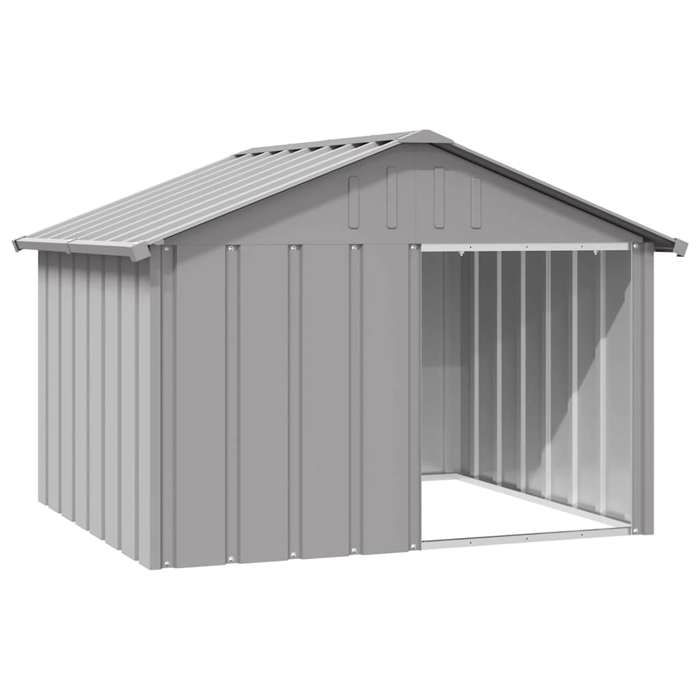 Niche pour chien - UU - Gris 1165x103x815 cm Acier galvanisé A116