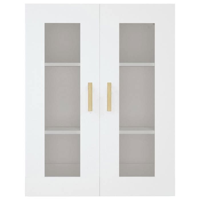 RemiseBuffet De Cuisine/Armoire murale - Décor salon - suspendue Blanc 69 5 x 34 x 90 cm *aspect pratique8977314