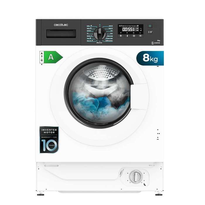 Cecotec Lave-linge Bolero DressCode 840 BI Inverter A