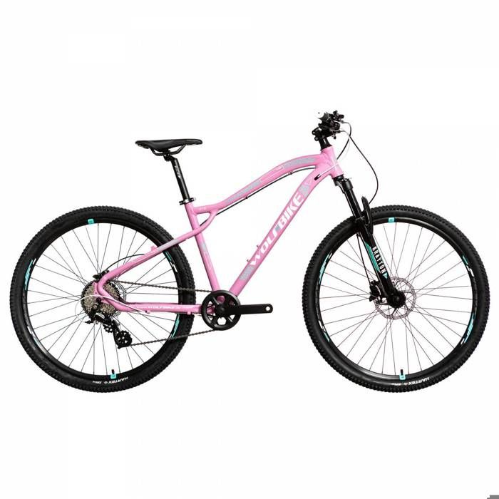 Vélo tout terrain éléctrique Wolfbike Oxygen 27 - Rose - 135