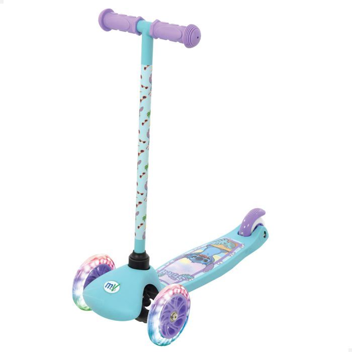 Trottinette enfant - tandem group trading limited - Design Stitch - Plateforme antidérapante - Roues lumineuses