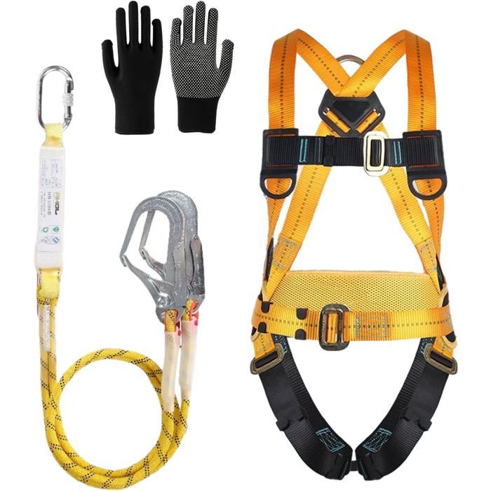 RIMEDI VERTICALI MIRA 16A – Harnais De Sécurité Anti-Chute 2 Points D'Attaque – Idéal Échafaudage Avec Boucles Réglables