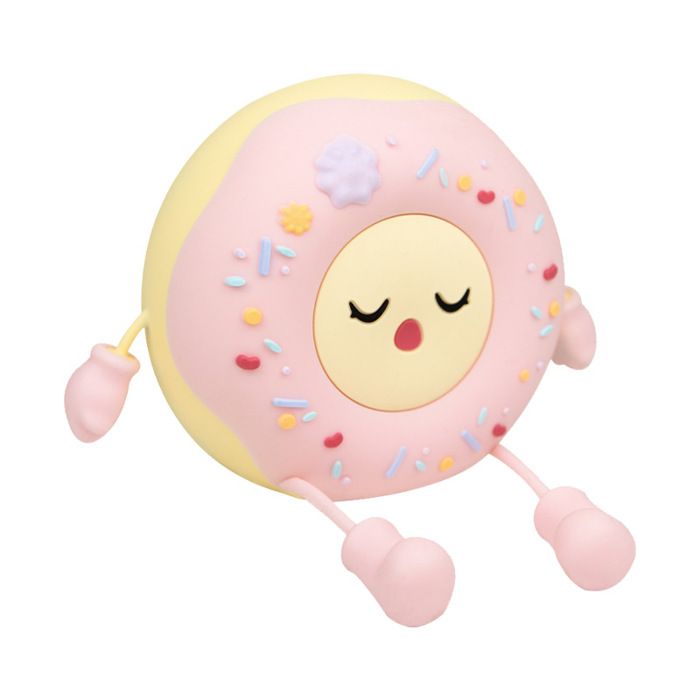 Veilleuse décorative rose en forme de donut (04 W) lampe de chevet créative rechargeable lumière tactile LED cadeau
