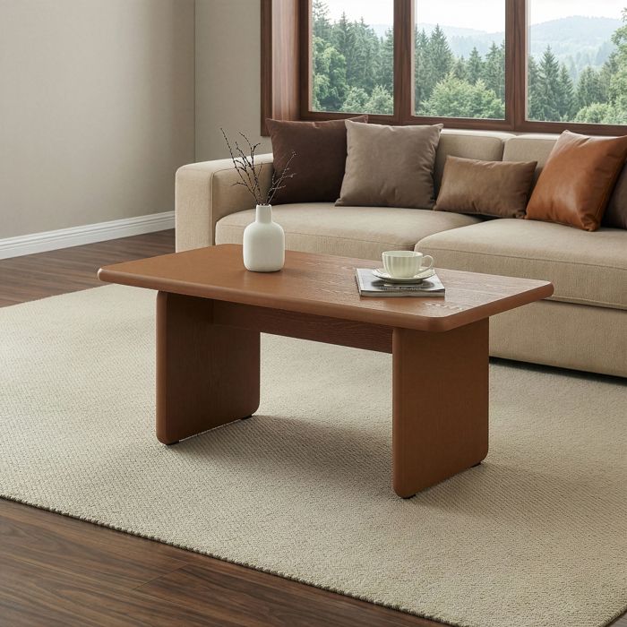 Table basse Gäljami 100 x 55 x 44 cm effet noyer
