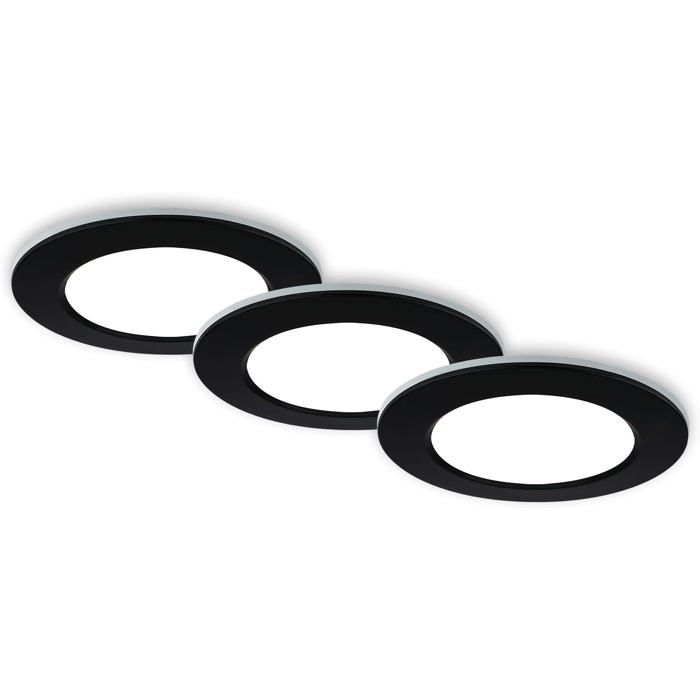 Spot LED encastré - VETOBIOL - Lot de 3 pièces - Température de couleur réglable (3000-6500K) - Télécommande incluse Spot LED encastré - VETOBIOL - Lot de 3 pièces - Température de couleur réglable (3000-6500K) - Télécommande incluse