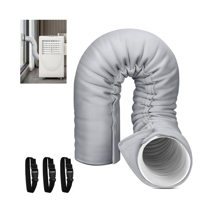 Gaine isolante pour conduit de climatisation - adaptée aux conduits