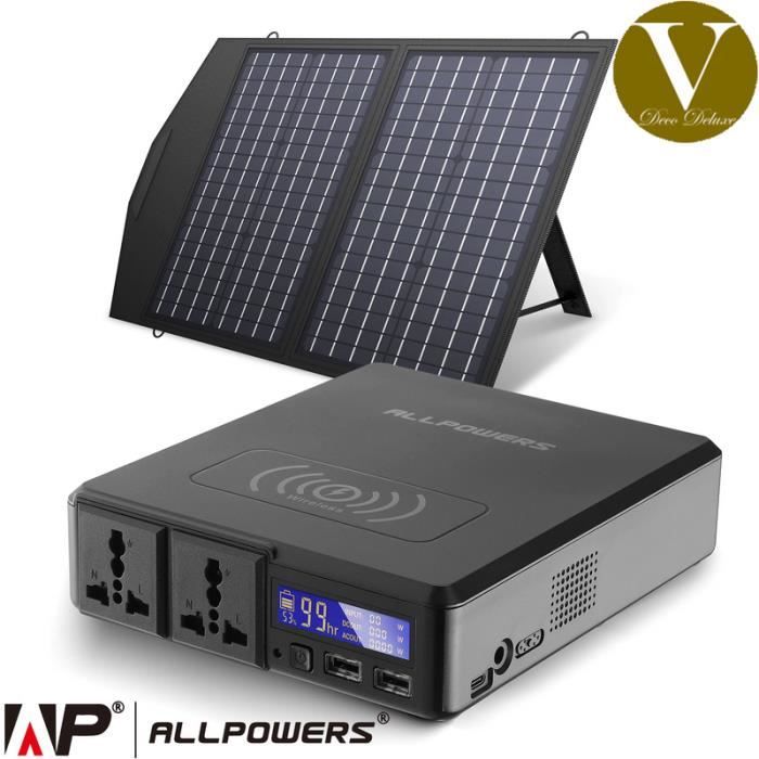 Panneau solaire portable 200w pour la centrale électrique