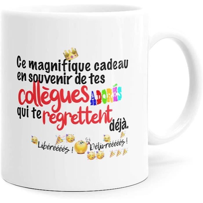 Mug Humour Collegue Tasse Mes Drole Rigolo Idee Cadeau Original Pour Depart En Retraite Mutation Travail Bureau Homme Femme 495 Cdiscount Puericulture Eveil Bebe