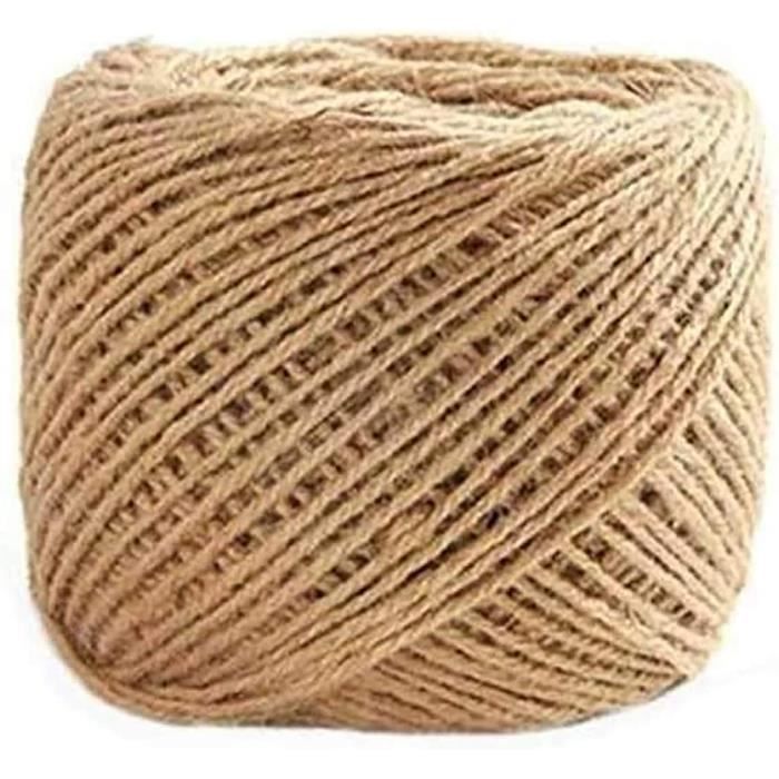 Grosse Corde Ancienne En Jute De Manille Naturelle, 1 3/4 Pouce X Environ 50 Pieds - Vintage