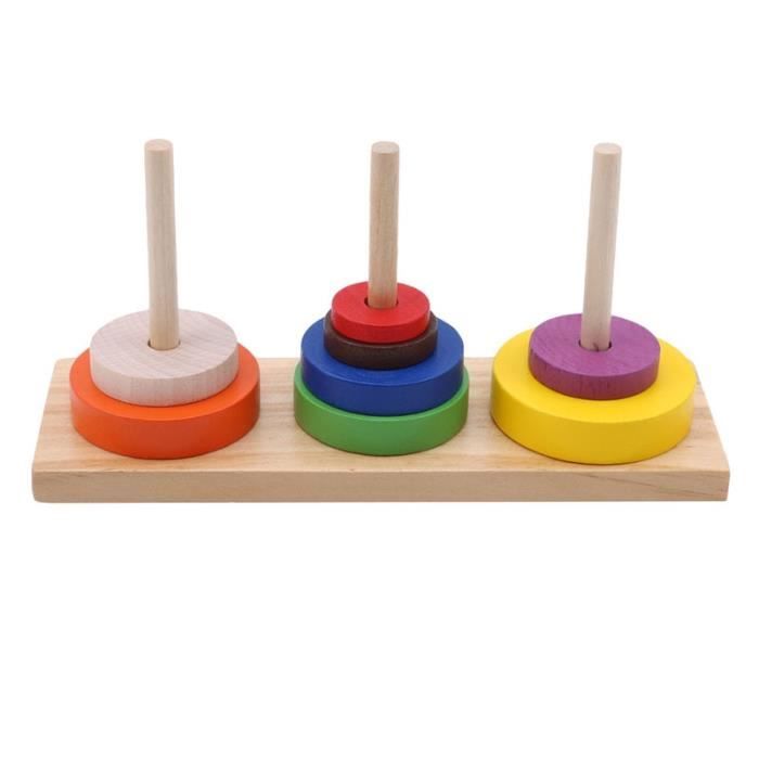 Montessori Éducation Jeu en Bois Reconnaissance Jouet Bébé Enfants Apprentissage Boîte de
