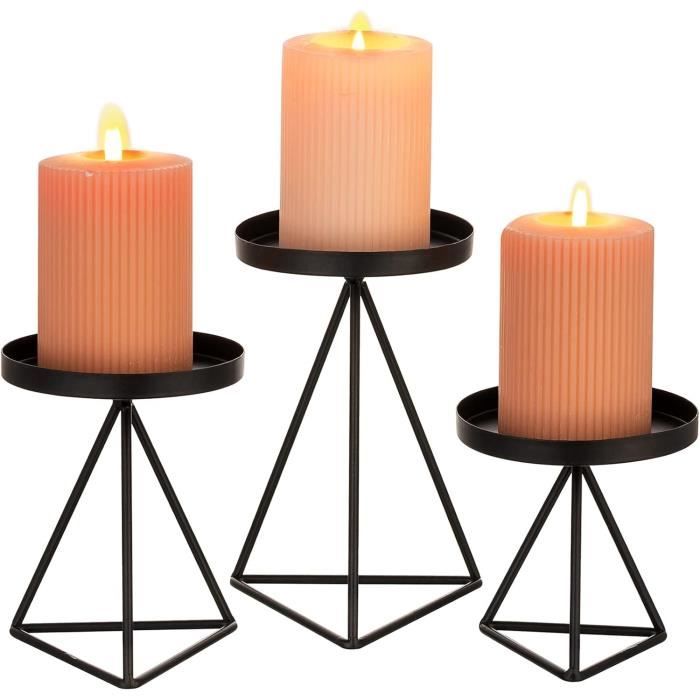 Bougeoirs à colonnes romaines - Solutions de décoration élégantes