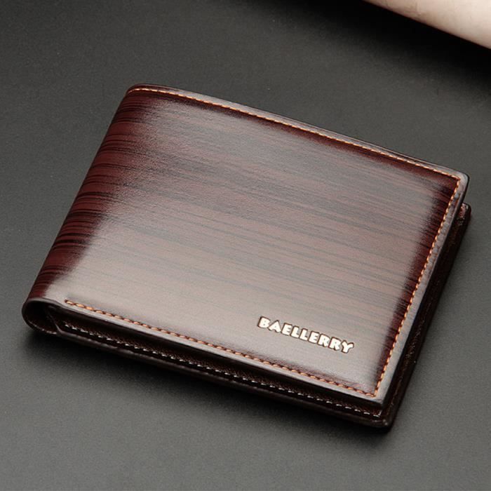 Porte Monnaie Porte Cartes D Identite En Cuir A La Mode Pour Homme Avec Porte Monnaie Et Porte Monnaie Yxp70713645co 0802 Cafe Cdiscount Bagagerie Maroquinerie
