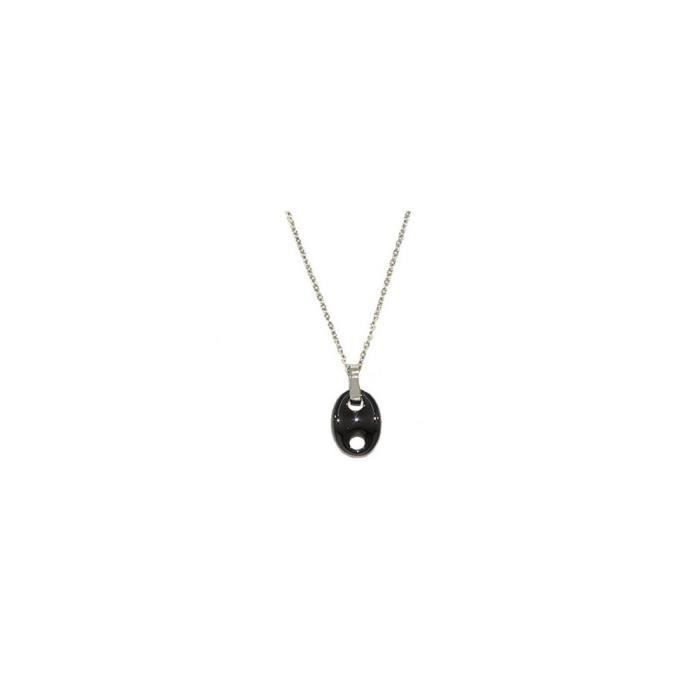 collier femme acier ceramique collier femme acier ceramique