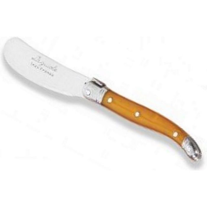 Couteau A Beurre Tartineur Laguiole Inox France 3 Rivets Cuisine Achat Vente Couteau De Table Cdiscount
