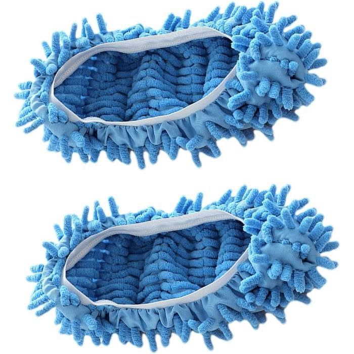 Chaussons Nettoyeurs Microfibre MWUMRCM - 4 Pièces Réutilisables - Pour Sols Et Surfaces
