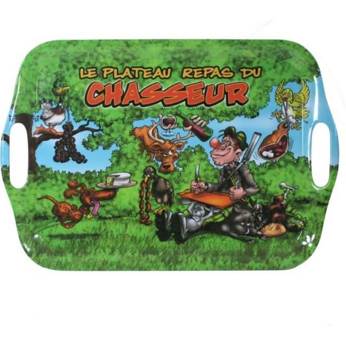 Plateau Humour Le Plateau Du Chasseur Cdiscount Maison