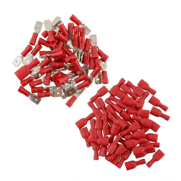 YOKIVE 30 pcs Femelle Bêche Sertissage Terminal, Maison Fil