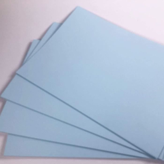 Lot De 50 Feuilles De Papier Cartonné Bleu Clair 160 G-M² A4 Pour Imprimante  Photocopieur[N582] - Cdiscount Informatique