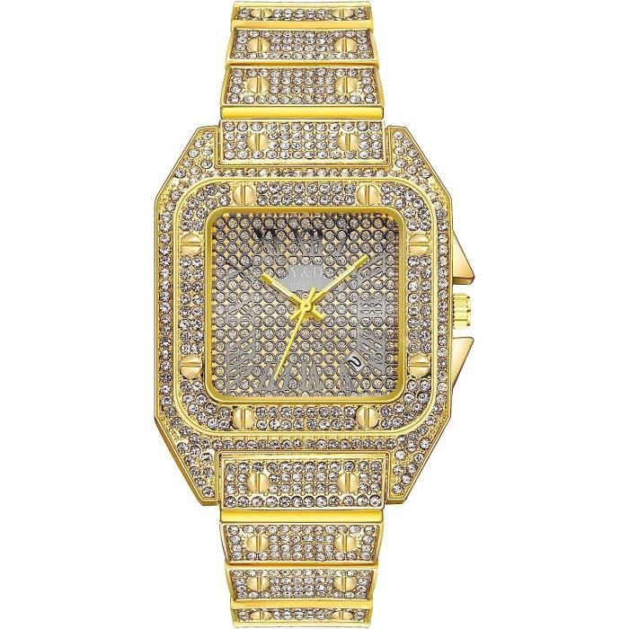 Montre bling bling sales homme pas cher