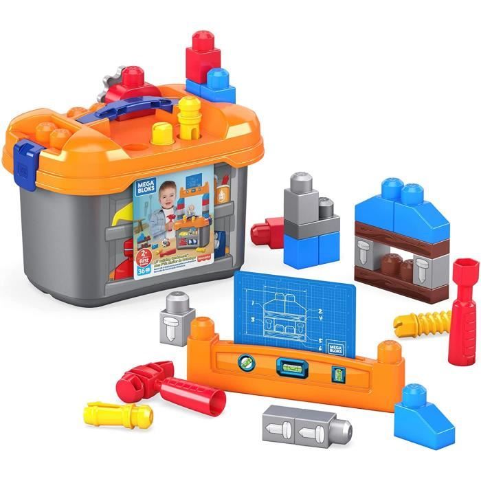 Jeu de construction Mega Bloks First Builders Mon p'tit Atelier de Bricolage - 36 pi?�ces 