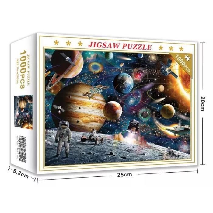 Puzzle 1000 Pièces – Pyramides De Gizeh 70x50 Cm – Jeu éducatif Adulte Et Enfant, Carte 1:1 Incluse, Carton Recyclable, Défis Et Détente