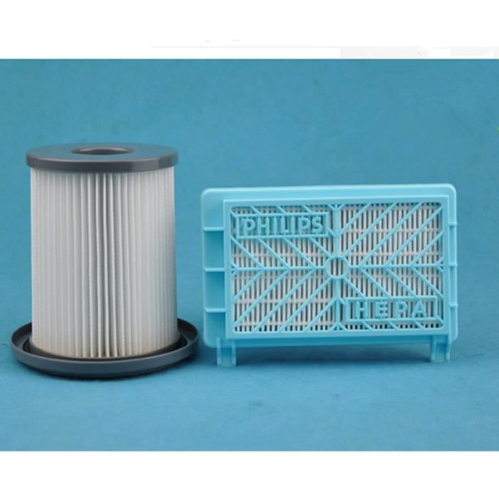 Filtro Hepa Per Aspirapolvere Compatibile FC8732 FC8734 FC8736 - Kit Con Elemento E Schermo