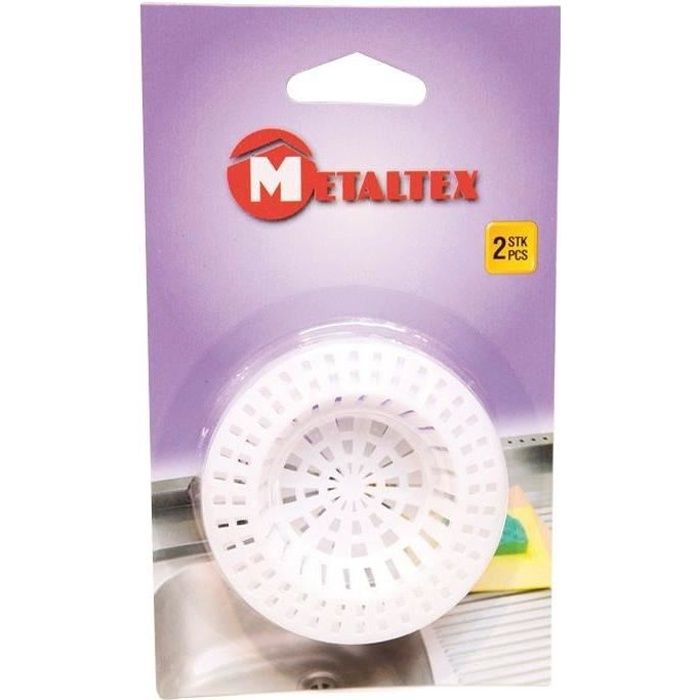METALTEX Grille filtre évier plast.x2 297545