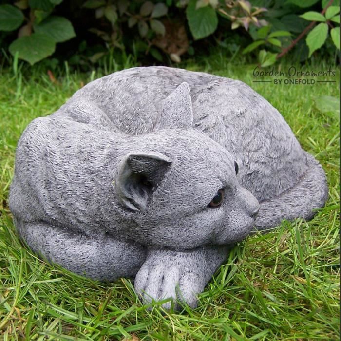 Decoration Statue De Jardin Chat Courbe Achat Vente Statue Statuette Bientot Le Black Friday Cdiscount