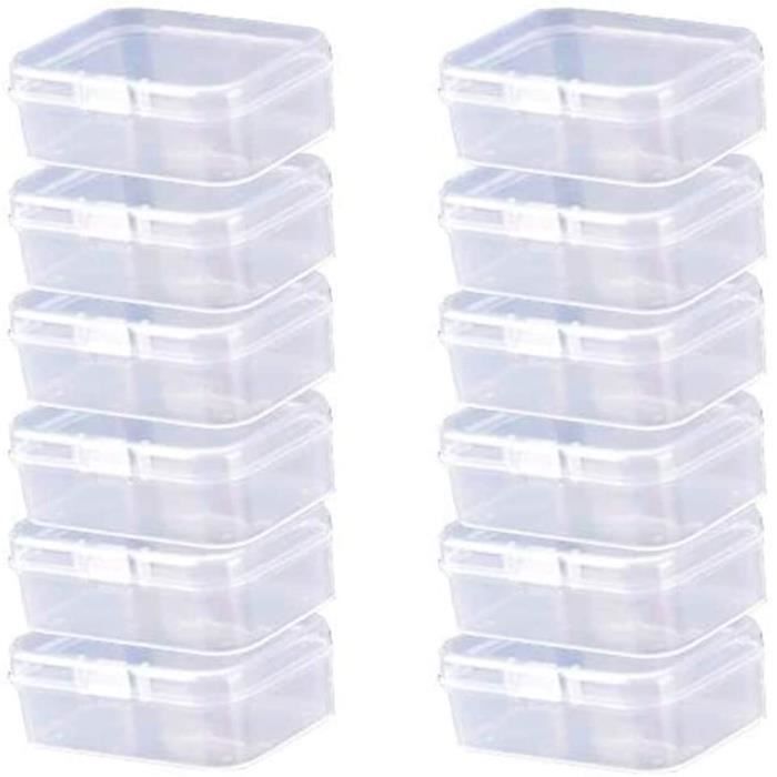 Boîte de rangement Petite Boite de Rangement Plastique, Mini Transparent en Petites  Boîtes de Réutilisables en Plas381 - Cdiscount Maison