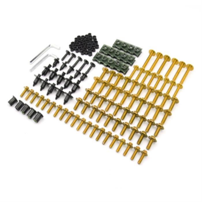 Kit Boulons Carénage Moto Yamaha YZ - Vis Et Écrous De Remplacement - Argent