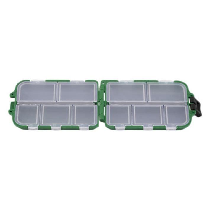 Boîte à Pêche 2 Plateaux Outdoors 6382TB - 15 Compartiments, Résine Résistante à L'Eau