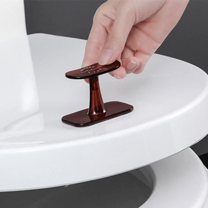 Poignée de levage de couvercle de toilette, lève-couvercle de toilette, accessoires de siège de toilette domestique, poignée de couvercle rabattable pour éviter les mains sales pour HOHO  13