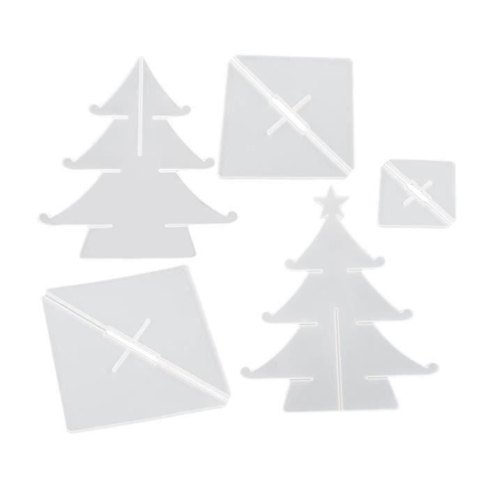 Moules En Silicone En Forme De Renne De Noël Pour Résine époxy, Chocolat, Plâtre, Moules En Silicone Pour Décoration De La Maison