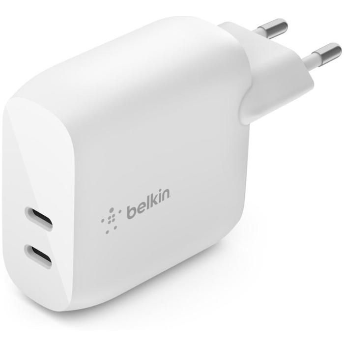 TÉLÉPHONIE, Accessoires Smartphone Téléphones, Chargeurs de Batterie, Chargeur Belkin Dual 20w Usb-c Pd 40w